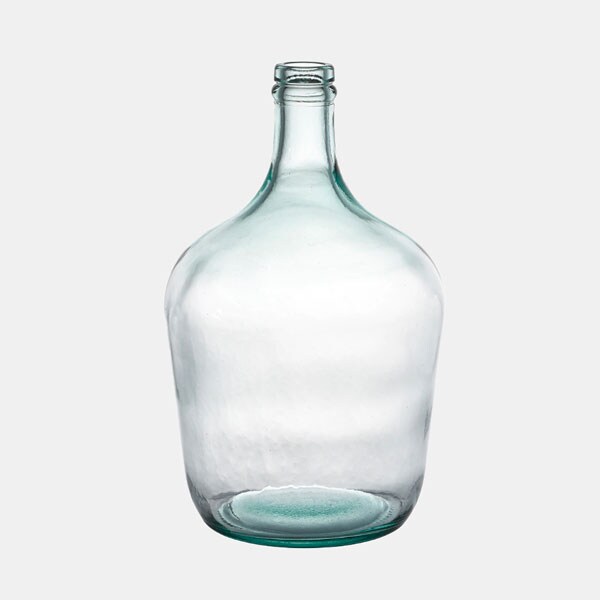 Jarrón de vidrio reciclado