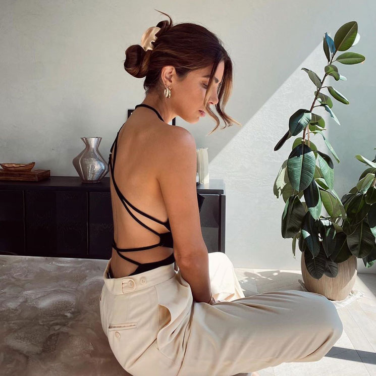 Negin Mirsalehi con body negro