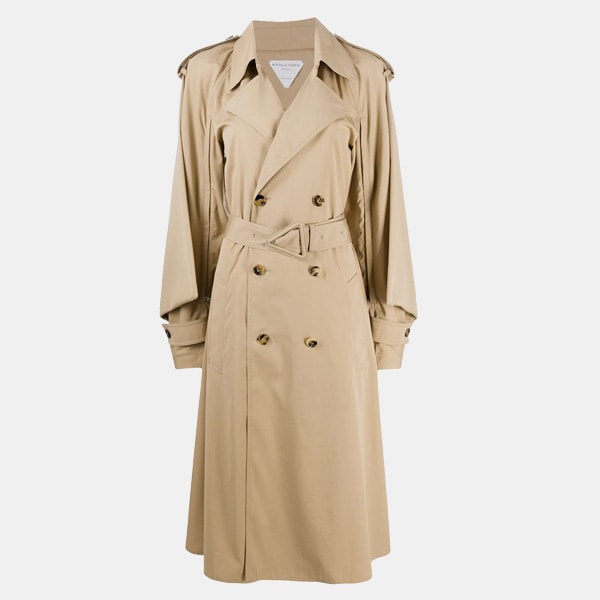 Gabardina con manga ancha