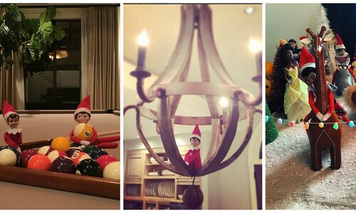 Kourtney Kardashian, Busy Philipps and more show off their creative ways for elf on the shelf