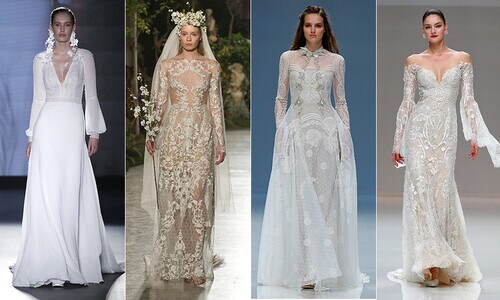 15 long-sleeved wedding dresses for that perfect Princess Bride look