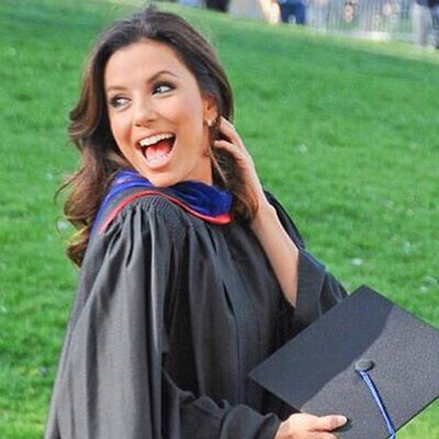 Eva Longoria's graduation picture