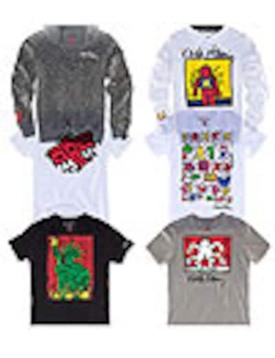 Las camisetas 'arty' de Keith Haring