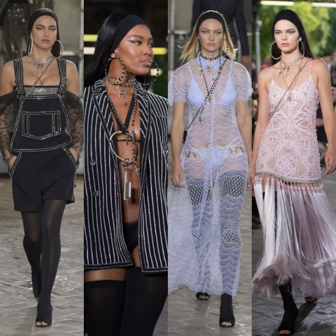 Naomi, Irina, Candice, Kendall... Las 'tops' que brillaron en la 'fashion week' masculina de París
