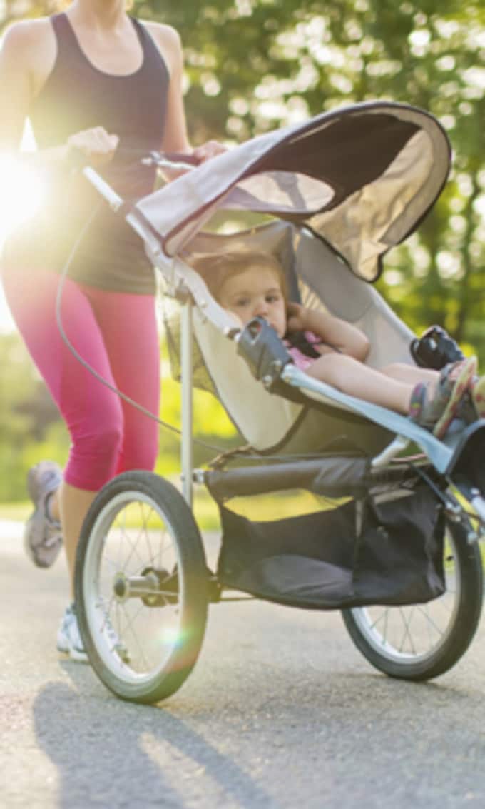 Correr con el bebé a cuestas: la última moda ‘running’