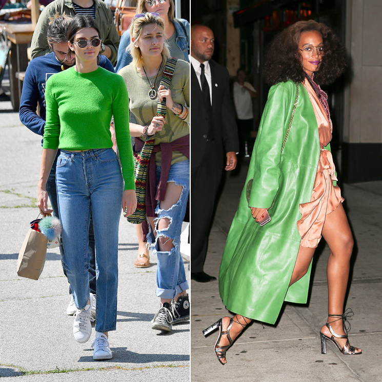 ¡Todo al 'greenery'! Así han lucido Kendall Jenner y otras 'celebs'  el color de 2017