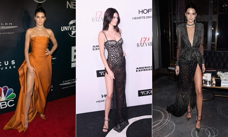 10 ocasiones en las que Kendall Jenner lució un vestido con abertura lateral 'a lo Angelina Jolie '