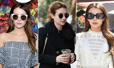Emma Roberts es una enamorada de las gafas de sol, ¿y tú?
