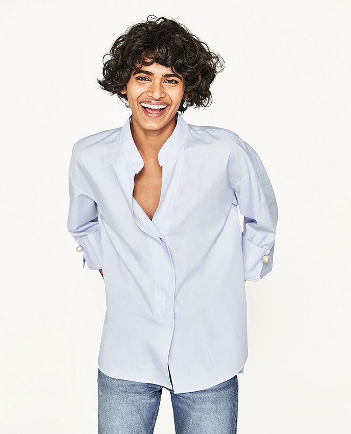 Cuellos 'mao', la apuesta en las camisas femeninas y Cuellos 'mao', la apuesta en las camisas femeninas y