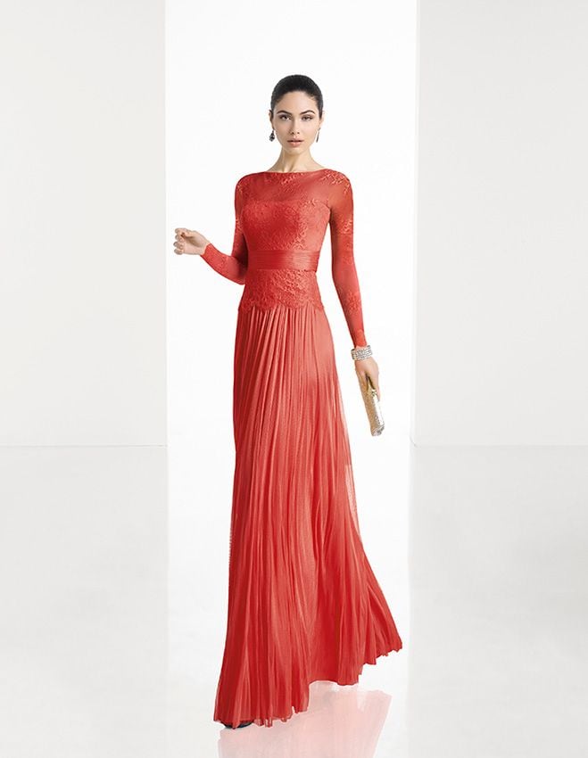 vestidos fiesta rosa clara