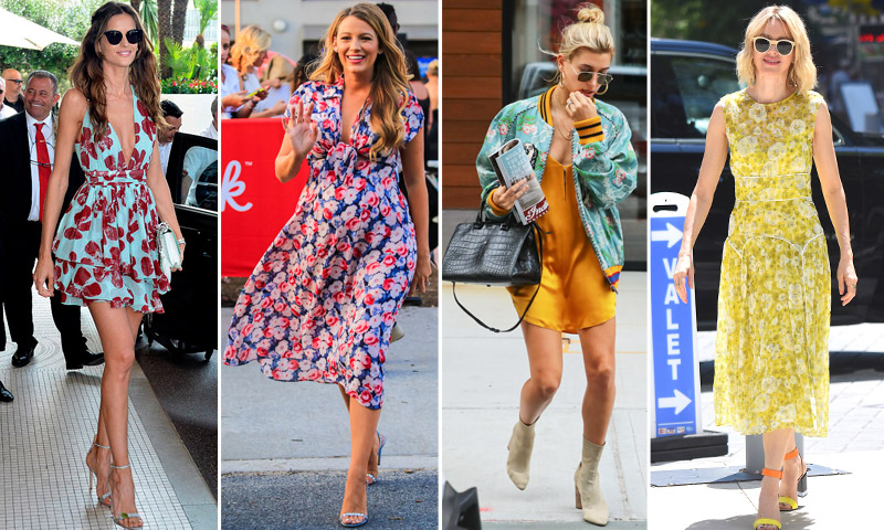 Así se lleva el 'print' floral según Blake Lively, Hailey Baldwin & Co.