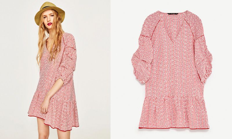 vestidos playa zara