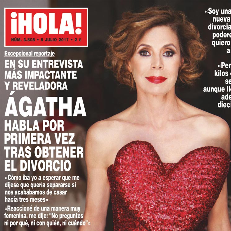 En ¡HOLA!, Ágatha Ruiz de la Prada, en su entrevista más impactante y reveladora, habla por primera vez tras obtener el divorcio