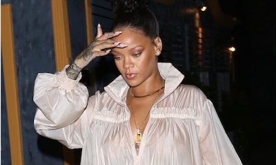 Vestidos transparentes (¡y sin ropa interior!), la combinación que adoran Rihanna y Kim Kardashian