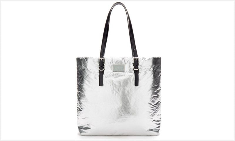 bolso metalizado bimba y lola