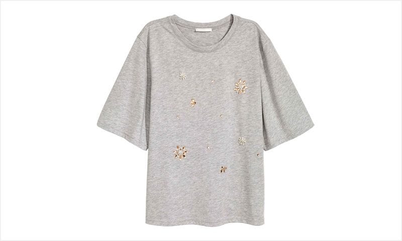 h&m camiseta blanca