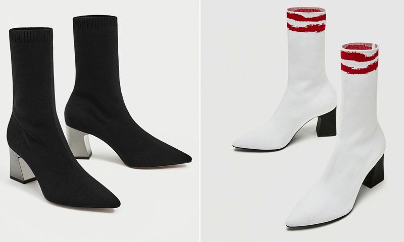 botines calcetin zara