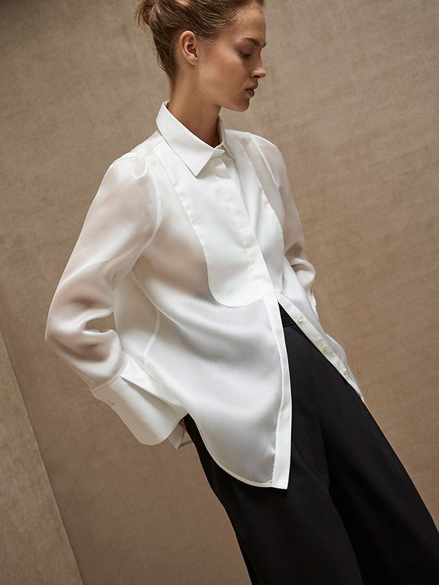 camisa blanca massimo dutti