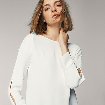No ser indiferente variedad de camisas blancas de Massimo Dutti - Foto