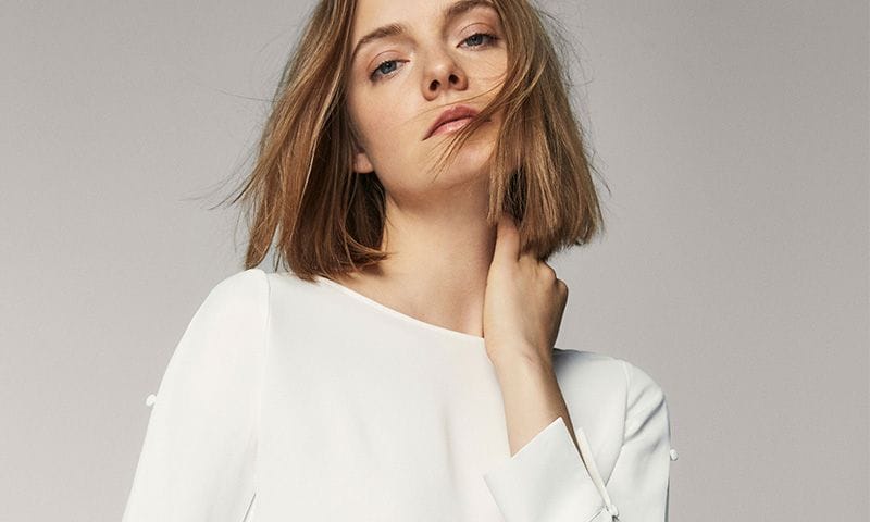 No podrás resistirte a la variedad de camisas blancas de Massimo Dutti