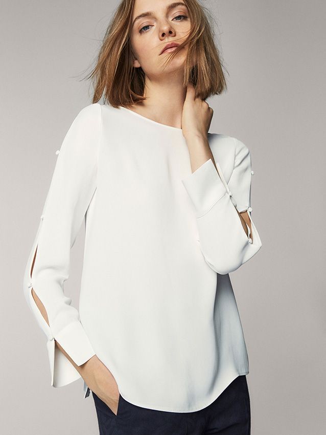 camisa blanca massimo dutti