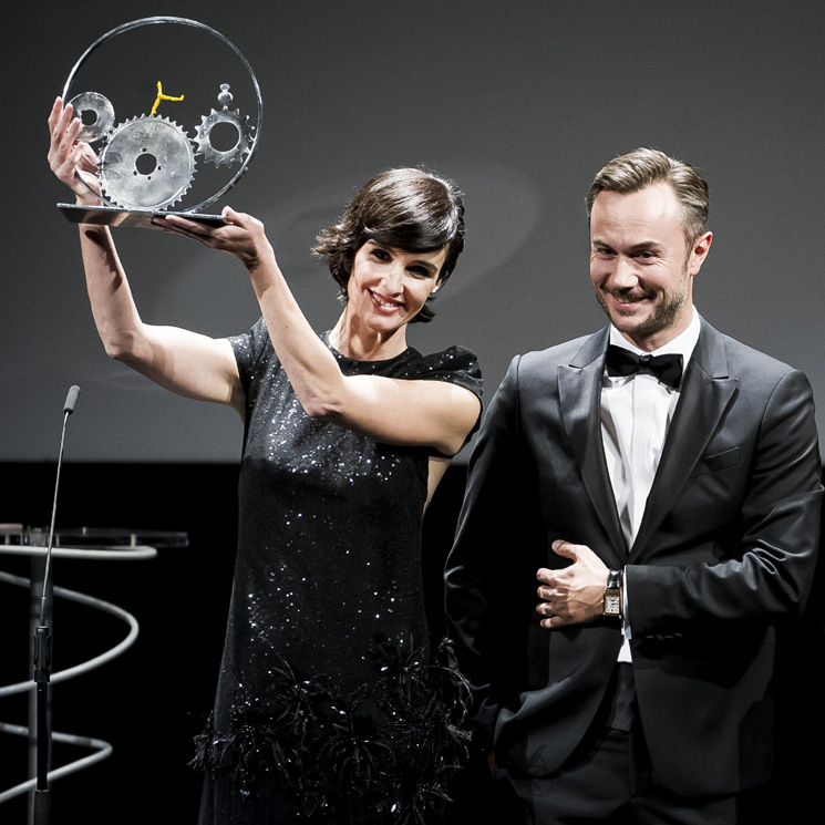 Paz Vega recibe en San Sebastián el premio Jaeger-LeCoultre al Cine Latino