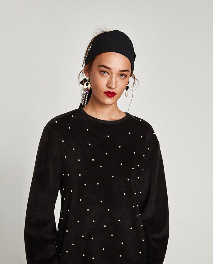 Sudadera Perlas Zara Flash Sales, UP TO 62% OFF | www.apmusicales.com
