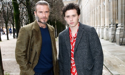 David y Brooklyn Beckham, duelo de estilo masculino en París