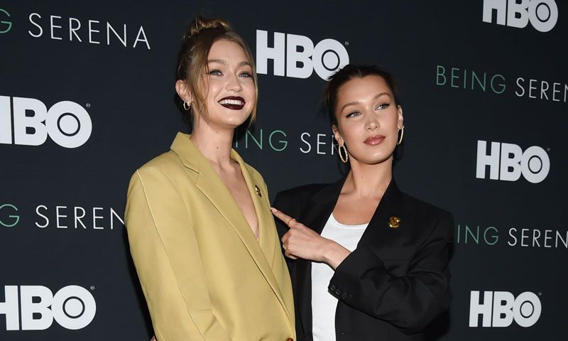 Las Hadid arropan a Serena Williams en el estreno de su 'biopic'