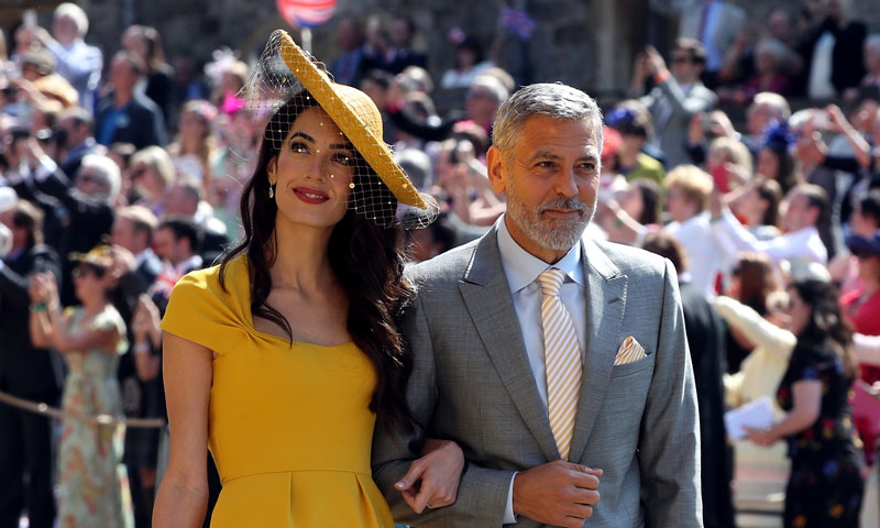 Amal Clooney en la boda de los Duques de Sussex