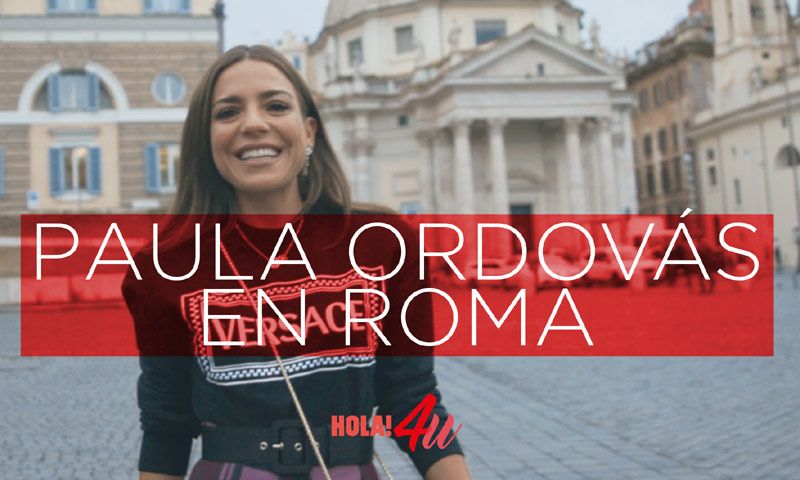 En HOLA!4u, un día y tres 'looks' en Roma con Paula Ordovás