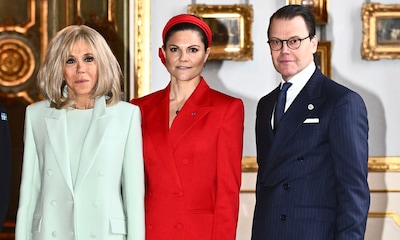 Victoria y Sofia de Suecia, dos estilos con personalidad en su cita con Brigitte Macron