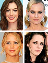 Jennifer Lawrence, Diane Kruger, Anne Hathaway y Kristen Stewart: cuatro actrices, cuatro estilos