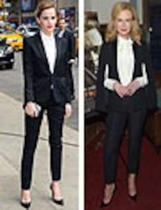 Emma Watson y Nicole Kidman, ‘sí’ al esmoquin femenino