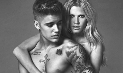 Lara Stone y Justin Bieber, una pareja… ¡de anuncio!