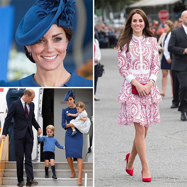 La Duquesa de Cambridge, de viaje oficial por Canadá: foto a foto, todos sus 'looks'