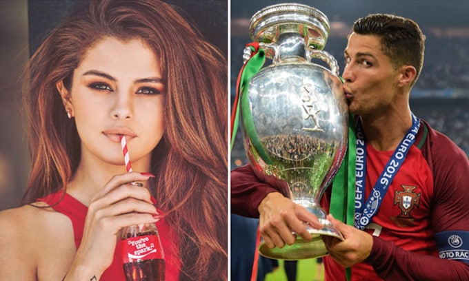 Selena Gómez y Cristiano Ronaldo, los reyes de 2016 en Instagram