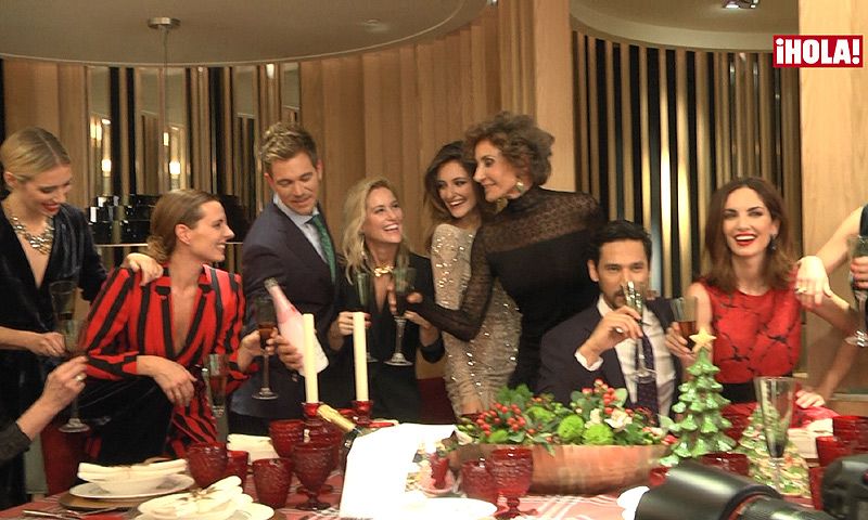 Naty Abascal, Eugenia Silva, Julio Benítez, Amelia Bono... Una Navidad con mucho estilo