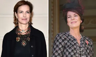 Carole Bouquet y Carolina de Mónaco estrechan lazos: dos 'Reinas de la moda', 'cara a cara'