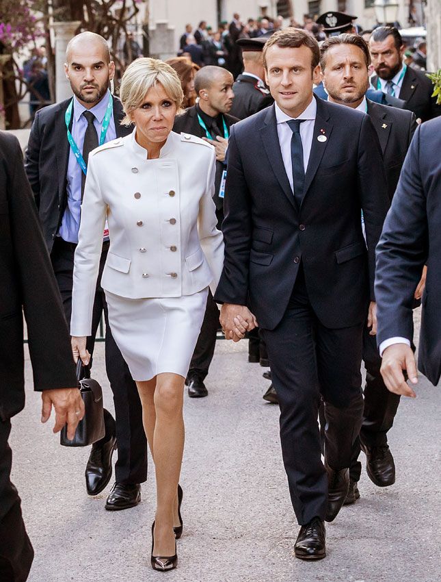 Brigitte Macron Wedding Dress / Brigitte Macron at Couture