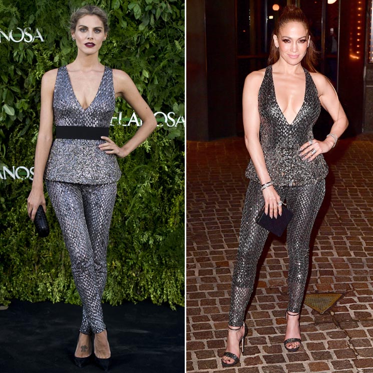 ¿Quién lo lleva mejor? Amaia Salamanca y Jennifer Lopez, dos 'celebrities' y un look 