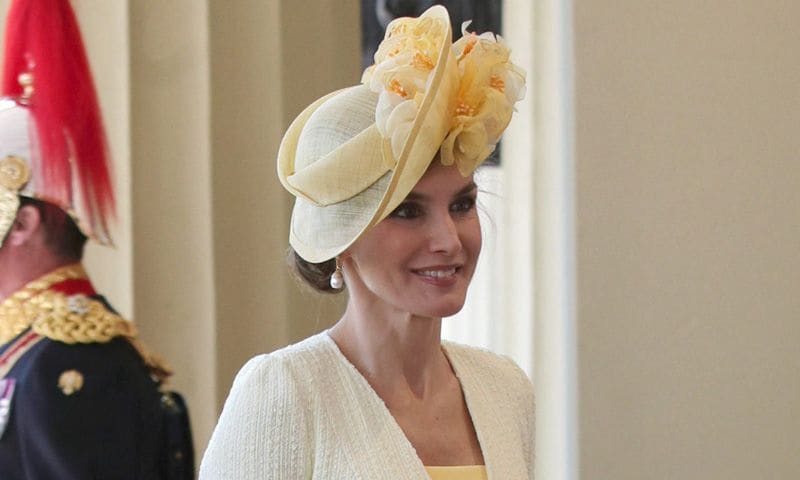 Philip Treacy, el sombrerero más famoso del mundo, se reunió en Madrid con la reina Letizia