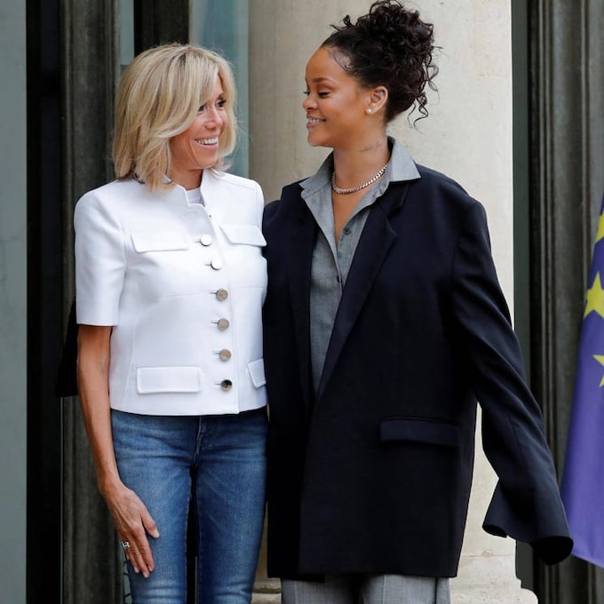 Brigitte Macron y Rihanna en el Elíseo: dos formas de entender la moda francesa