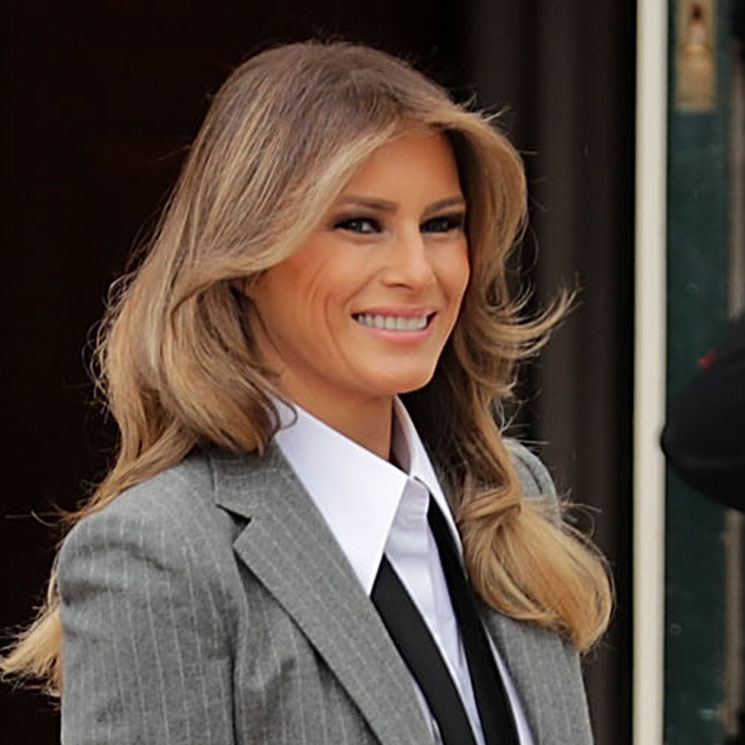 Melania Trump tiene el toque femenino definitivo para el traje masculino