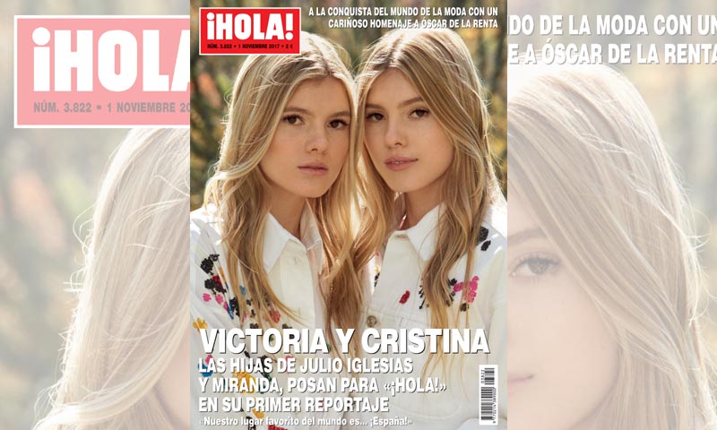 Victoria y Cristina, las hijas de Julio Iglesias, posan para '¡HOLA!' en su primer reportaje