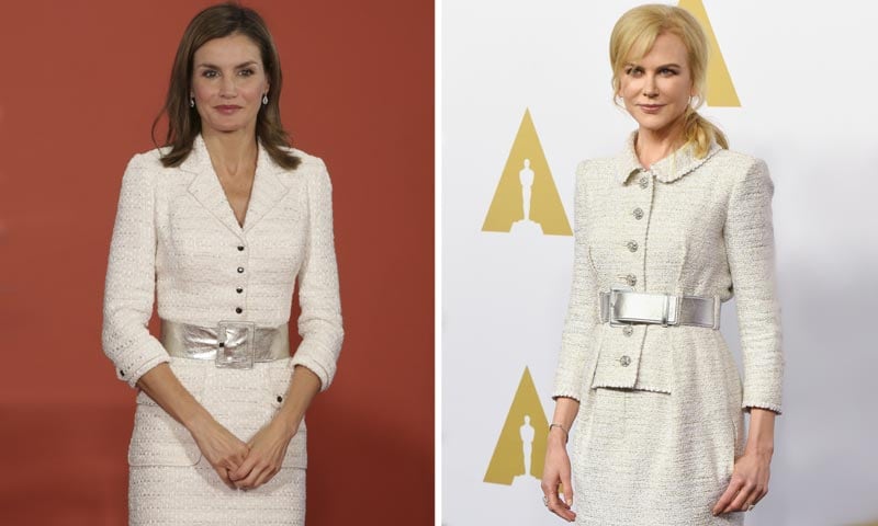 El enésimo parecido entre el look de la reina Letizia y Nicole Kidman