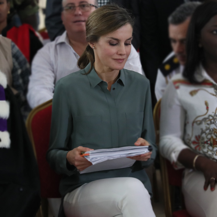 El look de doña Letizia a lo Melania Trump, ¿casualidad o inspiración?