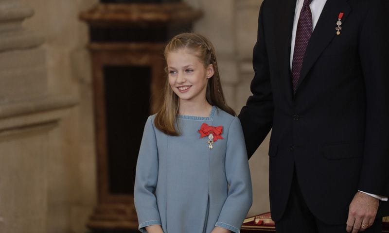 Azul 'Serenity', el color de la princesa Leonor como heredera de la Corona