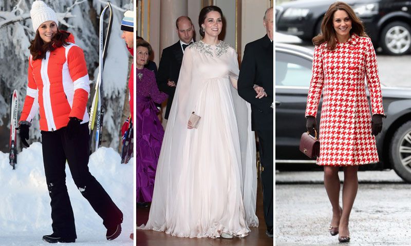 El estilo nórdico de la Duquesa de Cambridge: una premamá 'royal' en Suecia y Noruega