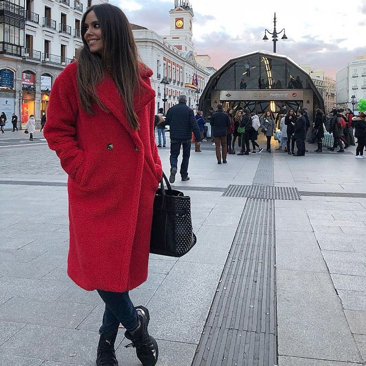 Cristina Pedroche y el abrigo londinense para las que no quieren llevar pieles